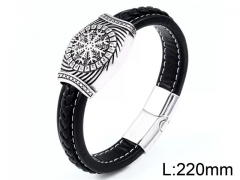HY Wholesale Jewelry Fashion Bracelets (Leather)-HY0012B009