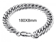 HY Wholesale Steel Stainless Steel 316L Bracelets-HY0012B075