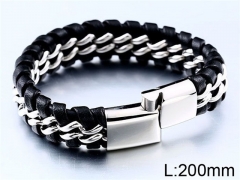 HY Wholesale Jewelry Fashion Bracelets (Leather)-HY0012B155