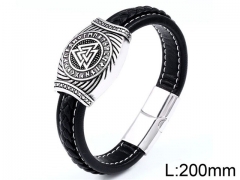 HY Wholesale Jewelry Fashion Bracelets (Leather)-HY0012B005