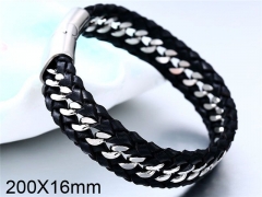 HY Wholesale Jewelry Fashion Bracelets (Leather)-HY0012B152