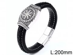 HY Wholesale Jewelry Fashion Bracelets (Leather)-HY0012B008