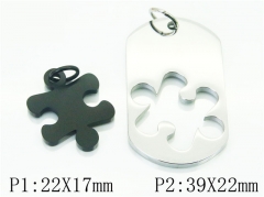 HY Wholesale 316L Stainless Steel Jewelry Popular Pendant-HY59P0836MLA