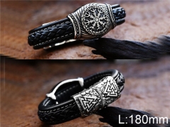 HY Wholesale Jewelry Fashion Bracelets (Leather)-HY0012B061