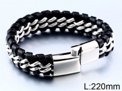 HY Wholesale Jewelry Fashion Bracelets (Leather)-HY0012B156