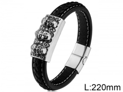 HY Wholesale Jewelry Fashion Bracelets (Leather)-HY0012B146