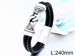 HY Wholesale Jewelry Fashion Bracelets (Leather)-HY0012B056