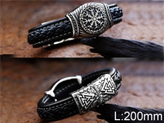 HY Wholesale Jewelry Fashion Bracelets (Leather)-HY0012B062