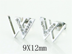 HY Wholesale 316L Stainless Steel Fashion Jewelry Earrings-HY80E0536JL