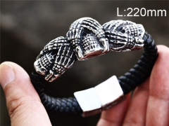 HY Wholesale Jewelry Fashion Bracelets (Leather)-HY0012B036