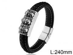 HY Wholesale Jewelry Fashion Bracelets (Leather)-HY0012B147