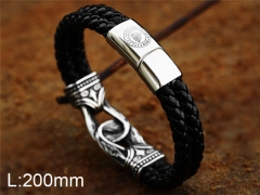 HY Wholesale Jewelry Fashion Bracelets (Leather)-HY0012B023