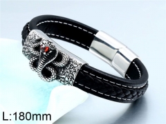 HY Wholesale Jewelry Fashion Bracelets (Leather)-HY0012B121