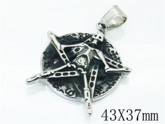 HY Wholesale 316L Stainless Steel Jewelry Popular Pendant-HY06P0507HWW