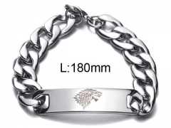 HY Wholesale Steel Stainless Steel 316L Bracelets-HY0012B187
