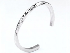 HY Wholesale Stainless Steel 316L Fashion Bangle-HY0012B297