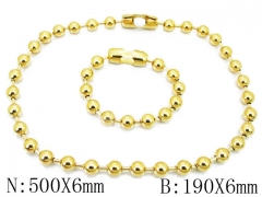 HY Wholesale Stainless Steel 316L Necklaces Bracelets Sets-HH01N162