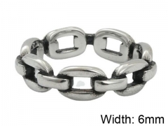 HY Wholesale 316L Stainless Steel Popular Rings-HY0062R137