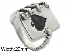 HY Wholesale 316L Stainless Steel Popular Rings-HY0062R693