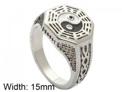 HY Wholesale 316L Stainless Steel Popular Rings-HY0062R089