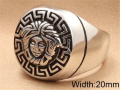 HY Wholesale 316L Stainless Steel Popular Rings-HY0062R723