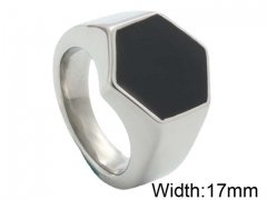HY Wholesale 316L Stainless Steel Popular Rings-HY0062R716