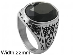 HY Wholesale 316L Stainless Steel Popular Rings-HY0062R576