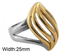 HY Wholesale 316L Stainless Steel Popular Rings-HY0062R496