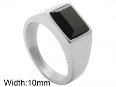 HY Wholesale 316L Stainless Steel Popular Rings-HY0062R208