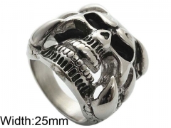 HY Wholesale 316L Stainless Steel Popular Rings-HY0062R433