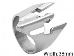 HY Wholesale 316L Stainless Steel Popular Rings-HY0062R395