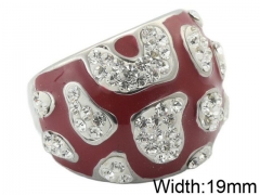 HY Wholesale 316L Stainless Steel Popular Rings-HY0062R580