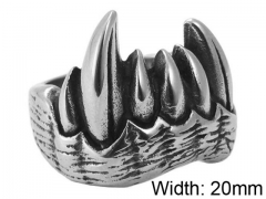 HY Wholesale 316L Stainless Steel Popular Rings-HY0062R120