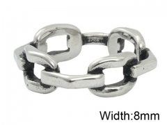 HY Wholesale 316L Stainless Steel Popular Rings-HY0062R656