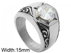 HY Wholesale 316L Stainless Steel Popular Rings-HY0062R180