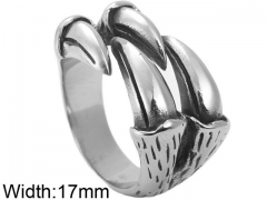HY Wholesale 316L Stainless Steel Popular Rings-HY0062R572