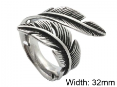 HY Wholesale 316L Stainless Steel Popular Rings-HY0062R013