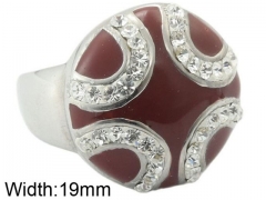 HY Wholesale 316L Stainless Steel Popular Rings-HY0062R491