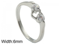 HY Wholesale 316L Stainless Steel Popular Rings-HY0062R318