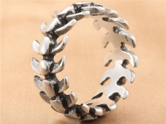 HY Wholesale 316L Stainless Steel Popular Rings-HY0062R024