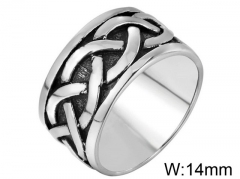 HY Wholesale 316L Stainless Steel Popular Rings-HY0062R271