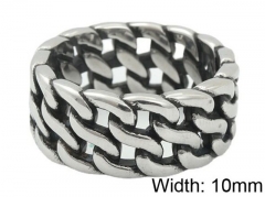 HY Wholesale 316L Stainless Steel Popular Rings-HY0062R025