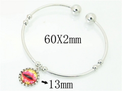 HY Wholesale Stainless Steel 316L Fashion Bangle-HY58B0553KE