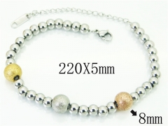 HY Wholesale 316L Stainless Steel Jewelry Bracelets-HY19B0757HSS