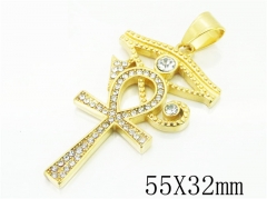 HY Wholesale 316L Stainless Steel Jewelry Popular Pendant-HY13P1410HJS