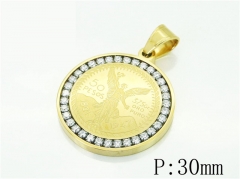 HY Wholesale 316L Stainless Steel Jewelry Popular Pendant-HY13P1568HHW