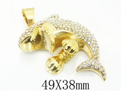 HY Wholesale 316L Stainless Steel Jewelry Popular Pendant-HY13P1518HKL