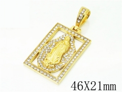 HY Wholesale 316L Stainless Steel Jewelry Popular Pendant-HY13P1484HJL