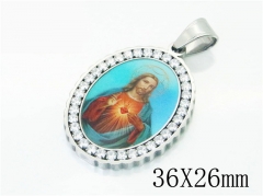 HY Wholesale 316L Stainless Steel Jewelry Popular Pendant-HY13P1478OC