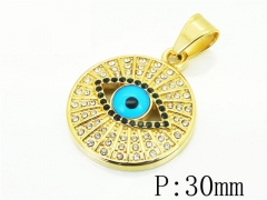 HY Wholesale 316L Stainless Steel Jewelry Popular Pendant-HY13P1576HIE